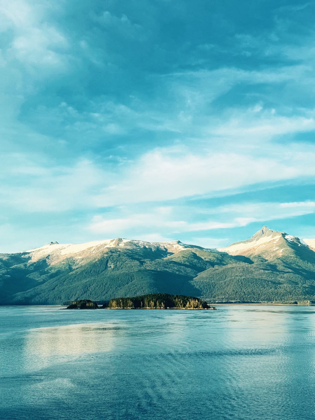 snow on the peaks